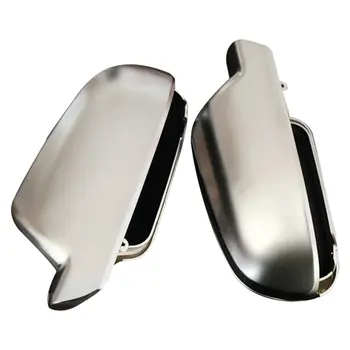 

Matt Chrome Side Mirror Cap Housing / Cover For Audi A4 A5 S4 S5 S-Line L+R