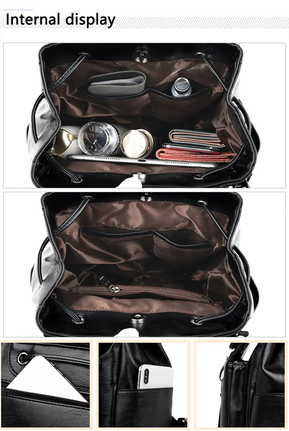 Высококачественные кожаные рюкзаки для женщин, вместительный рюкзак для путешествий, сумки на плечо, модные школьные сумки для девочек-подростков, mochilas