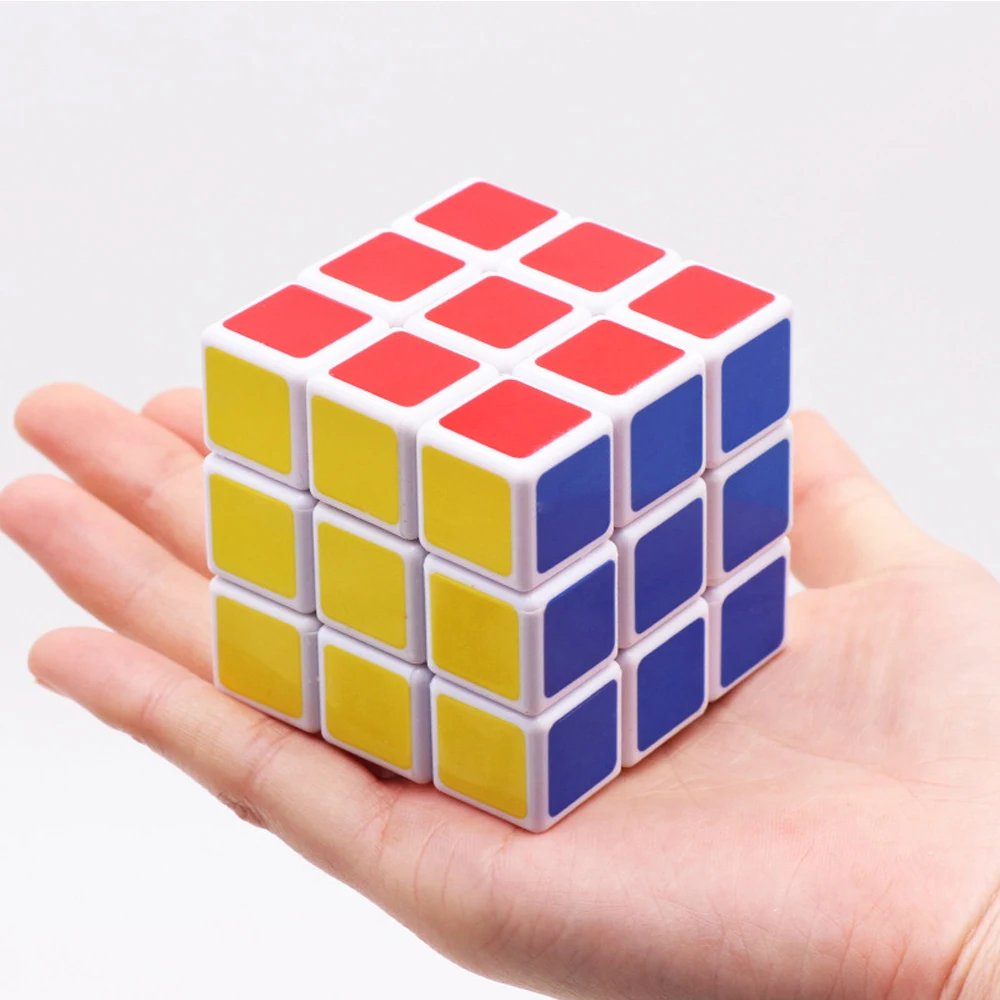 Быстрая ABS цветной 3X3X3 волшебный куб 2 шт. в упаковке