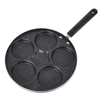 

Grill 5 Holes Gas Cooker Home Kitchen Eggs Pancake Cookware Non Stick Breakfast Maker Skillet Coating Thickened Frying Pan Steak