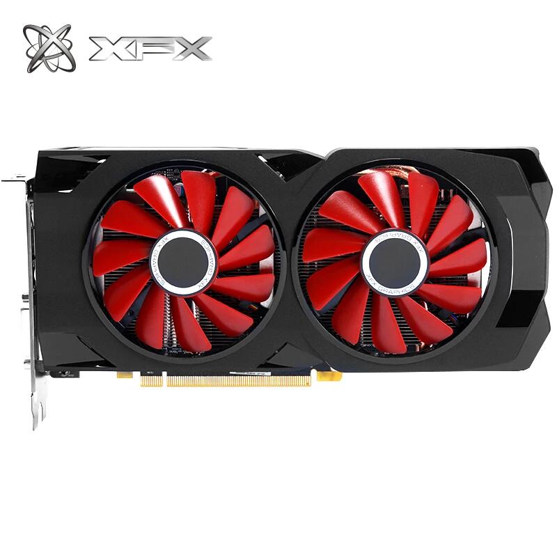 Utilisé XFX RX 570 4GB 256bit GDDR5 ordinateur de bureau cartes
graphiques de jeu carte vidéo pas d'exploitation