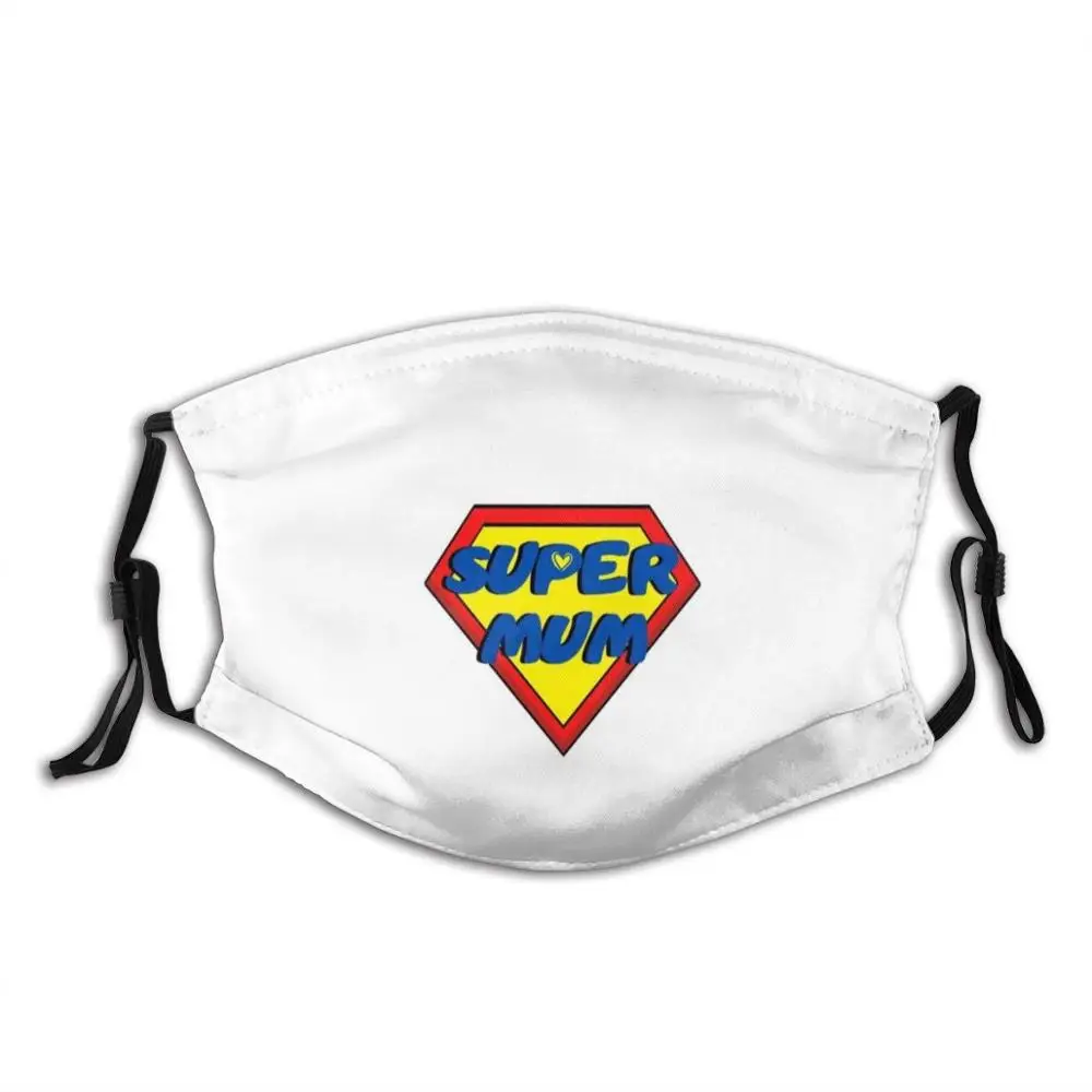 

World'S Best Mum | Supermum Face Mask With Filter Mom Mothers Day Mum Mother Worlds Best Mum Worlds Best Mom Mommy Mummy Mama