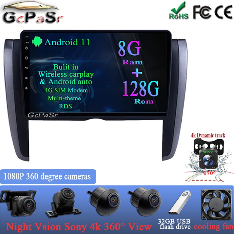 9'' Android 11 For Toyota Allion Premio 2007-2015 Autoradio Touchscreen Radio Multimedia Video Player Navigation GPS | Автомобили