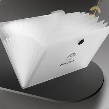 

A4 Accordion Document Holder Expanding File Folder Desk Organizer Travel Portable Anti Lost Stationery Invoice Multifunction