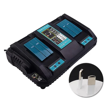 

14.4V 18V Li-ion Battery Charger Power Tool Dual Port USB Output Auto Accessory Durable Rapid Anti Overheat Charging For DC18RD