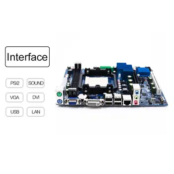 

8 USB Ports DDR3 Memory Main Board Motherboard for AMD AM3 A78 938 Dual Core