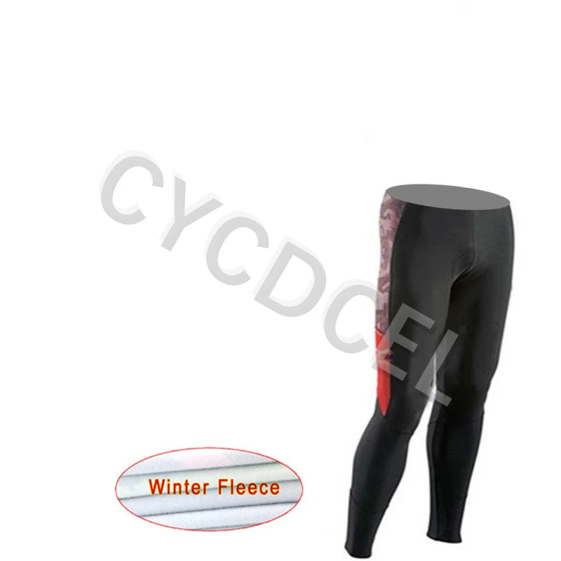 NW Men Winter Cycling Long Pants 16D Gel Pad Bicycle Trousers Bike Culotte Ciclismo Thermal Fleece shockproof Cycling Pants - Цвет: 13