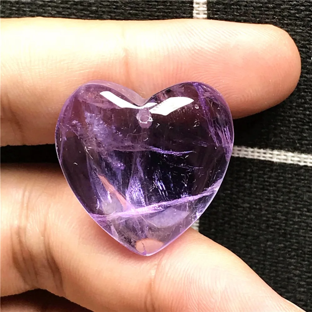 Heart Amethyst Pendant (109)
