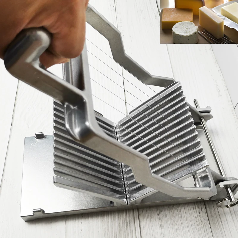 Stainless Steel Cheese Slicer Cutting Wire Butter Slicer Cutter Board