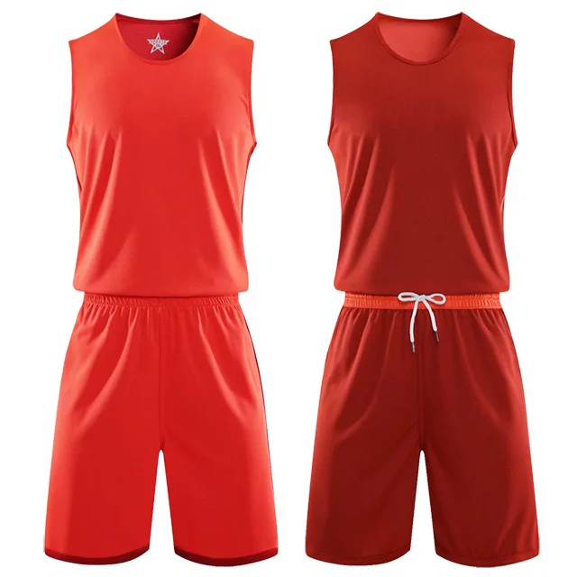 Двусторонний баскетбольный комплект для мужчин и детей; комплект униформы; двухсторонняя рубашка и шорты для мальчиков; спортивные костюмы; трикотажная одежда на заказ; униформа - Цвет: orange