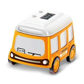 

Mini Alloy Bus/Taxi Style Model Pull Back Car Watch Toy Watch Touchable Music Light for Children Gift