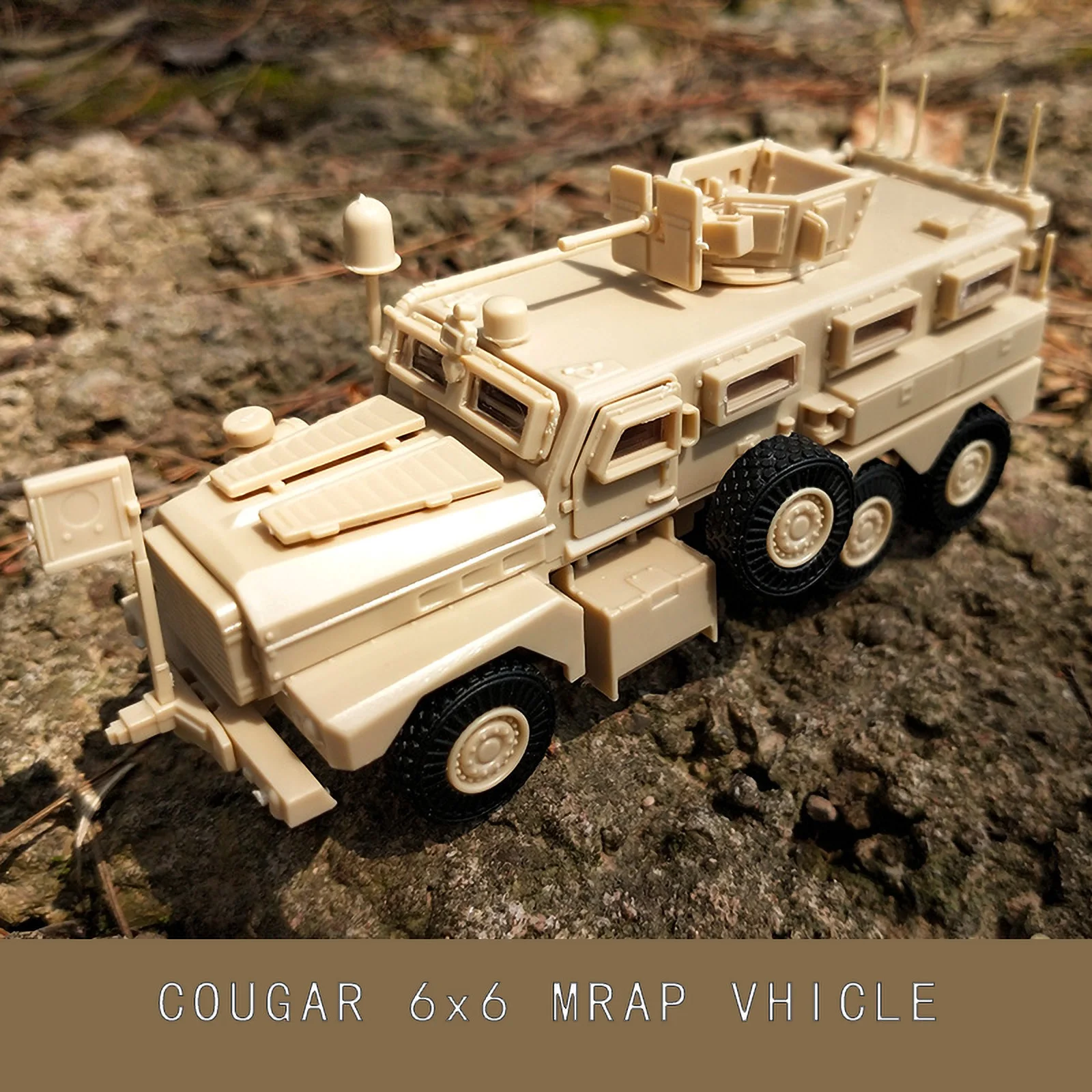 TAIHONGYU 1/72 U.S. COUGAR 6x6 MRAP VHICLE MM0668 Молниезащита против засады модель сборки автомобиля военные подарки мальчик