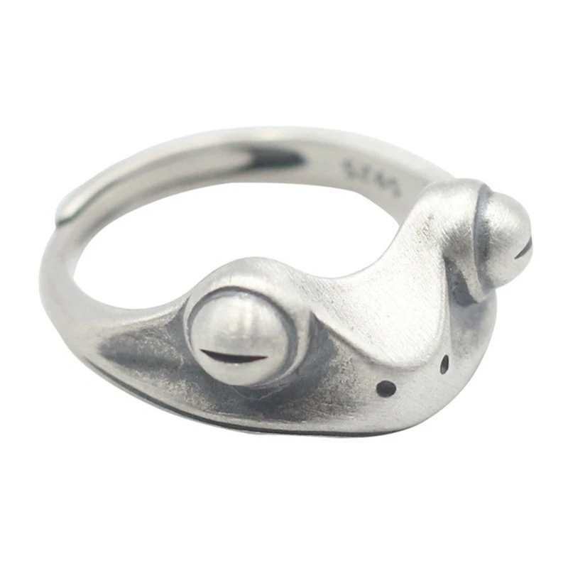 Bohemian Style Frog Men and Women Ring Simple Retro Creative Opening Adjustable Personality Cute Funny Animal | Украшения и