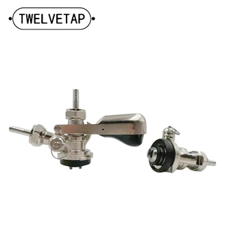 

TWELVETAP Type D-Type Keg Coupler Dispenser- Beer Tap for Keg with Safety Pressure Relief Valve Home brewing Club Bar FD-D19