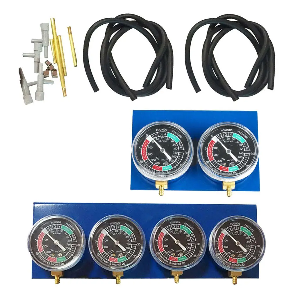 

Fuel Vacuum Gauge Balancer Cylinder Tool Fuel Vacuum Carburetor Synchronizer Sync Gauge Set for Motorcycle Balancer Gauge Kit