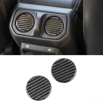 

Real Carbon Fiber Car Armrest Storage Box Air Conditioner Vent Stickers For Jeep Wrangler JL JT Gladiator 2018+ Car Trim