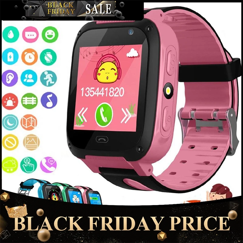 

Kids Smart Watch Dial Call Smartwatch Waterproof Children Smart Watch Antil-lost Tracker Smartwatch GPS Kids X-mas Gifts r20