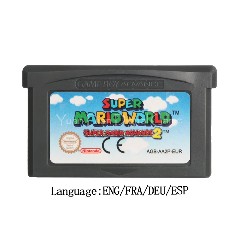 Картридж для видеоигр Nintendo GBA картридж супер Марий Advance 2 Супер Мари полынь