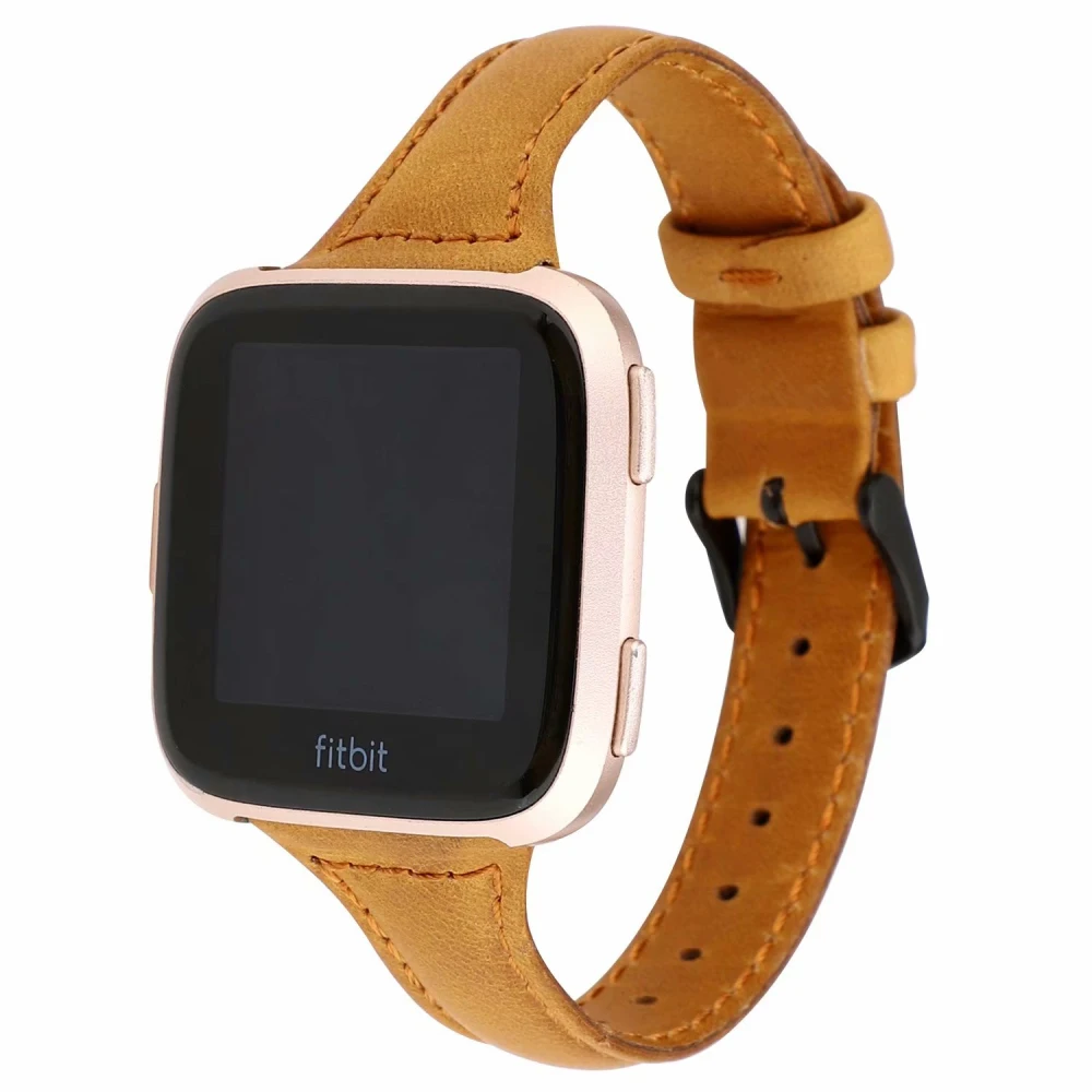 Кожаный ремешок на петлю для Fitbit Versa/Lite сменный браслет на запястье подходит для бит стих Браслет Смарт-часы аксессуары