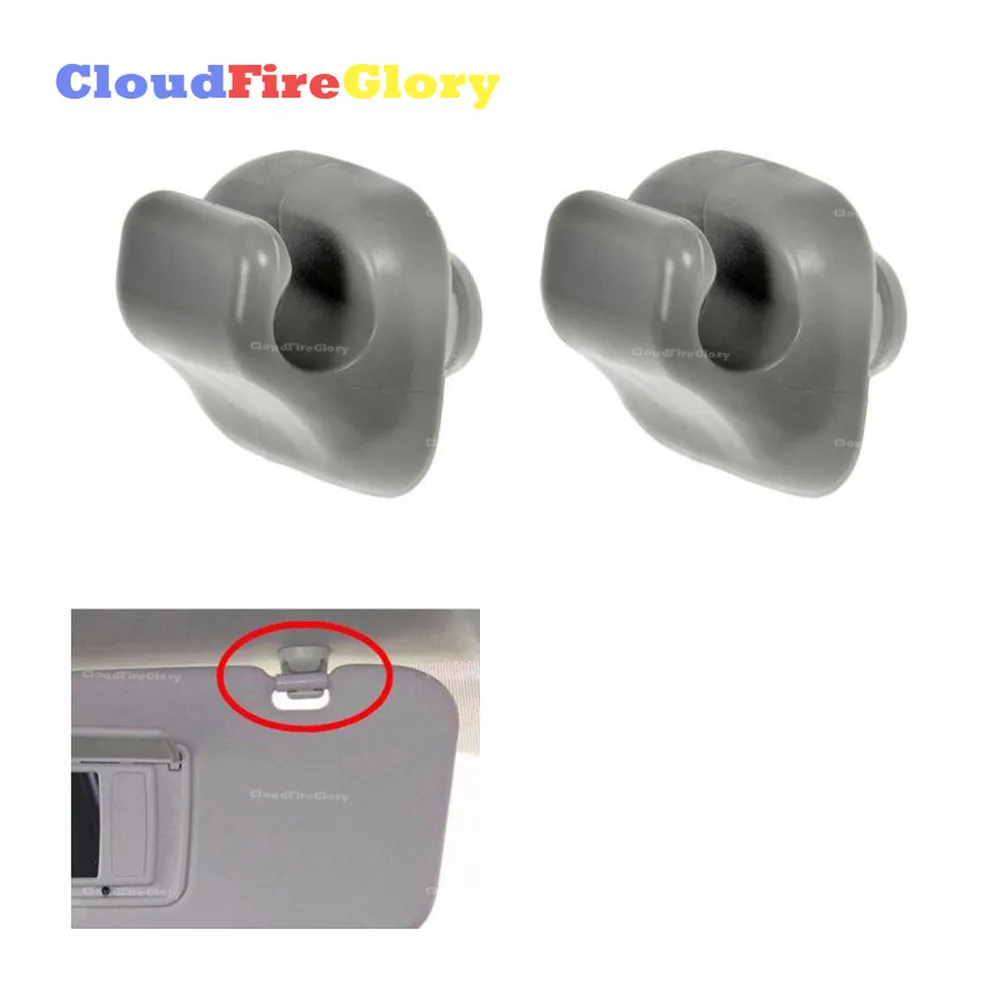 

88217S01A01ZA For Honda 98-07 Accord 96-04 Civic 07-11 CR-V 03-05 Element Car Styling Auto Universal 2Pcs Sun Visor Clip