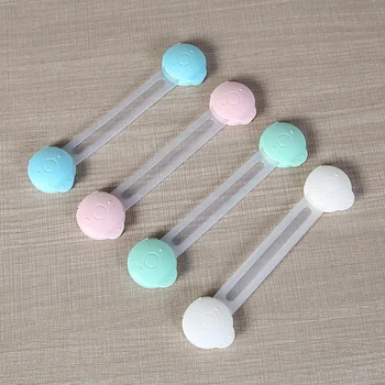 

10pcs Child Safety Cabinet Lock Proof Security Protector Drawer Door Cabinet Lock Plastic Protection Kids Safety Door Lock