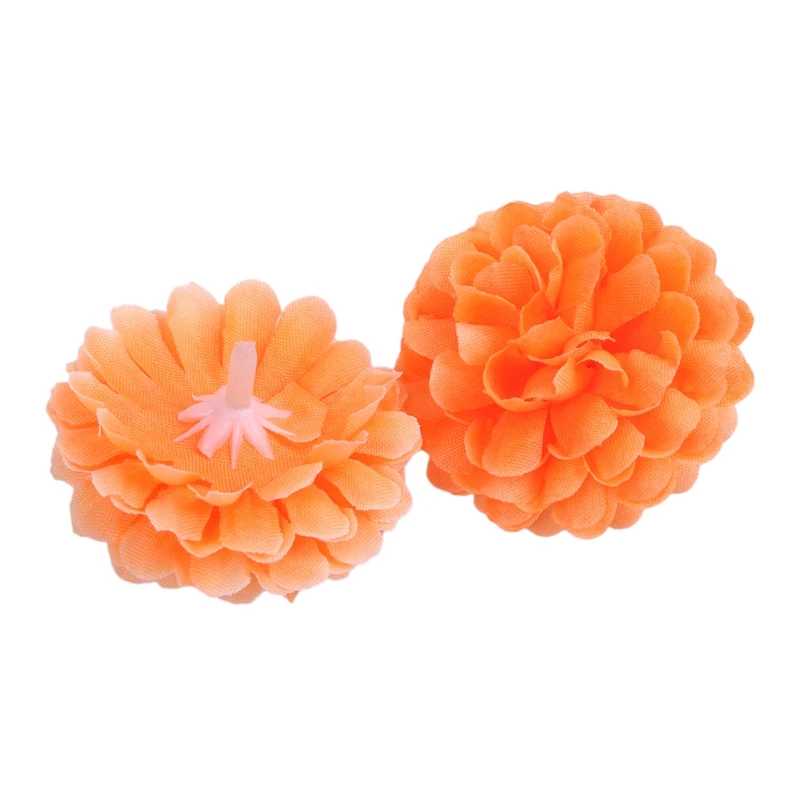 30Pcs Daisy Artificial Fake flower Silk Spherical Heads Bulk Wedding Decorate 
