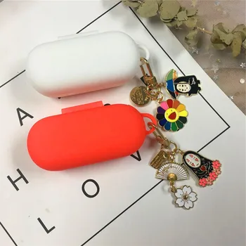 

Luxury Keyring Case for Huawei Freebuds 3i Wireless Bluetooth Earphones Case Freebuds 3i Headphone Silicone Case