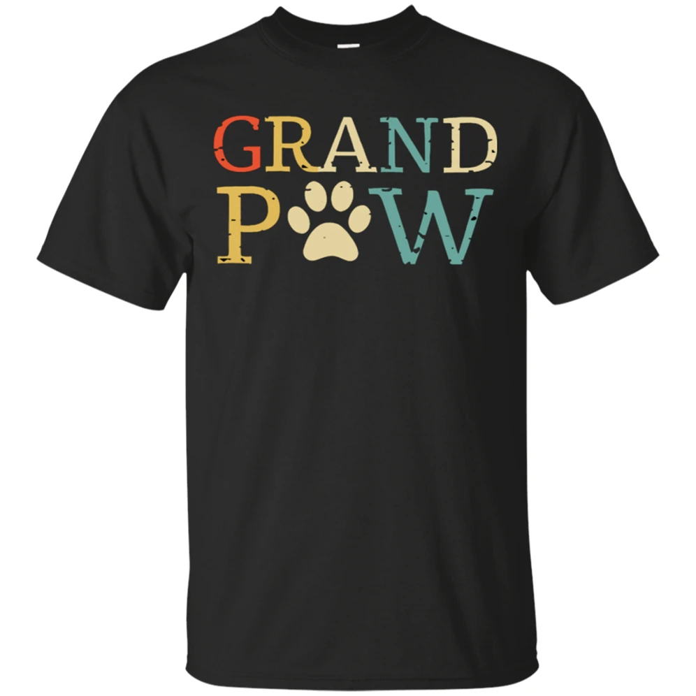 Grand Paw dog/футболка для любителей собак Grandpaw футболка с надписью Grandpa Black-Navy