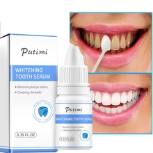

7 Days Teeth Whitening Essence Powder Serum Clean Oral Hygiene Remove Odor Plaque Stains Whiten Teeth Fresh Breath Dental Tools