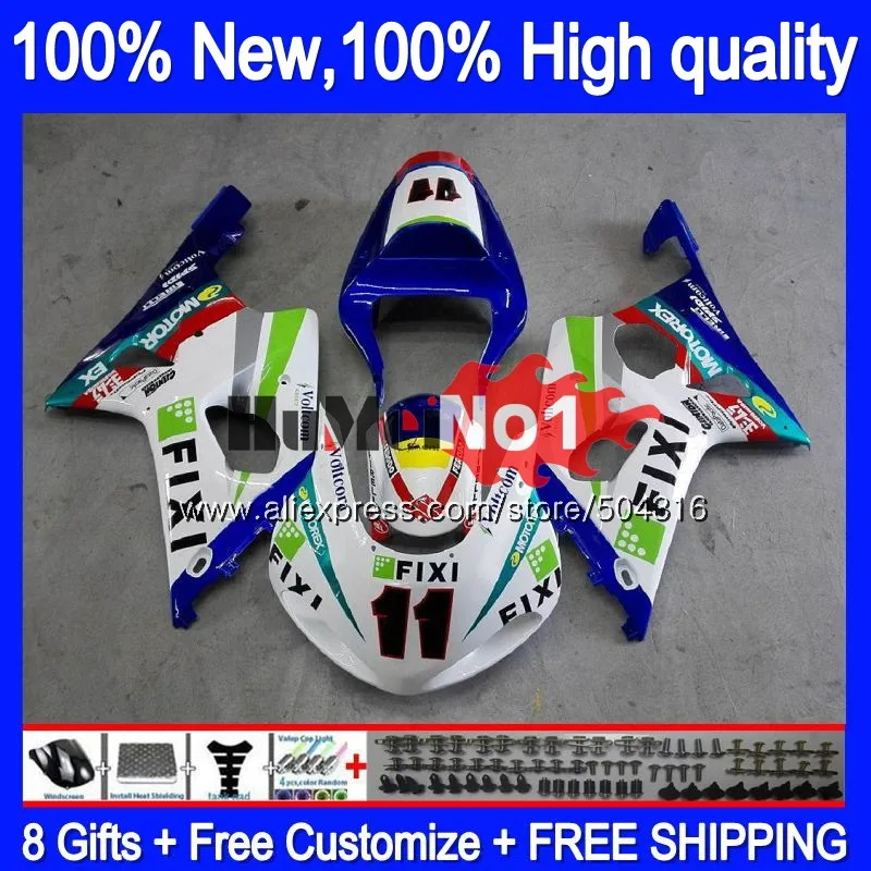 Средства ухода за кожей для SUZUKI GSXR 1000 GSX-R1000 GSXR1000 1000CC 19MC. 8 GSXR-1000 K2 GSX R1000 2000 2001 2002 00 01 02 Гонки синий обтекатель