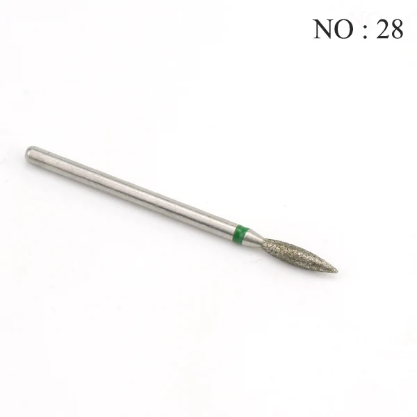 29 Soorten Diamant Keramische Nail Boor Frees Voor Manicure Rotary Bits Cuticle Schoon Accessoires Nagelvijlen Art Gereedschap