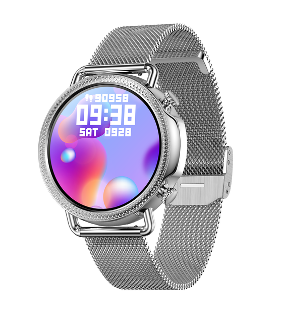 Fashion Smart Watch Women Fitness Sport Watches Heart Rate Blood Pressure Blood Oxygen Monitor MYFULONN IP67 Waterproof 2021