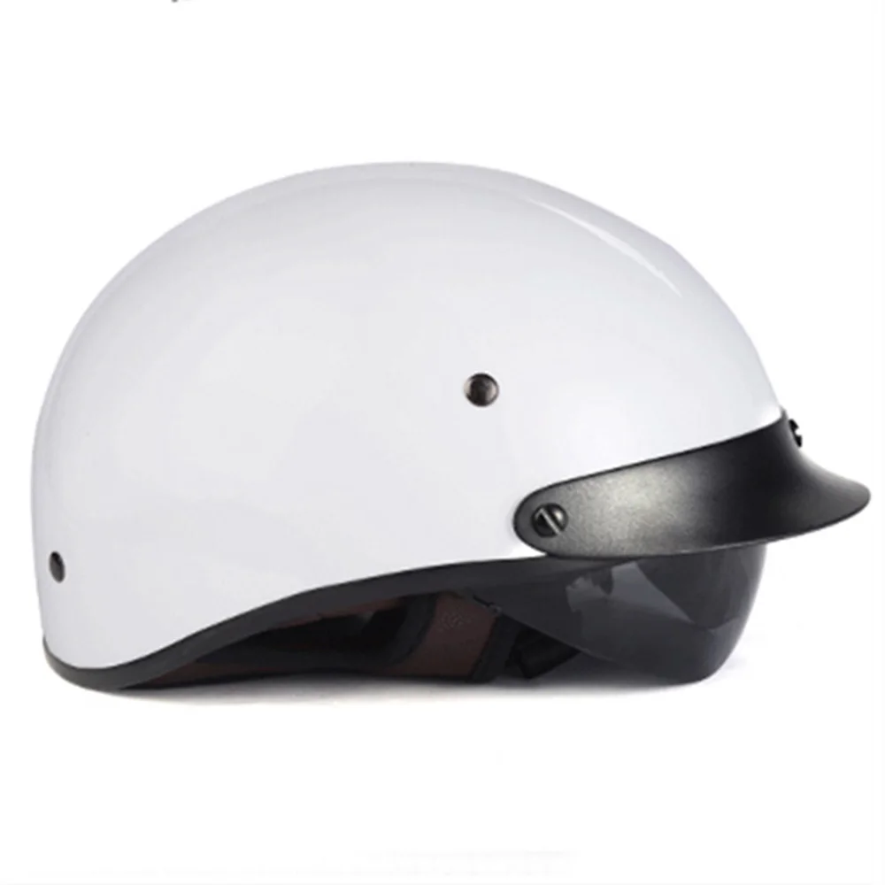 LVCOOL мотоциклетный шлем для мужчин Ретро Винтаж Половина шлем Casco Мото шлем скутер мотоциклетный гоночный шлем для верховой езды с точками