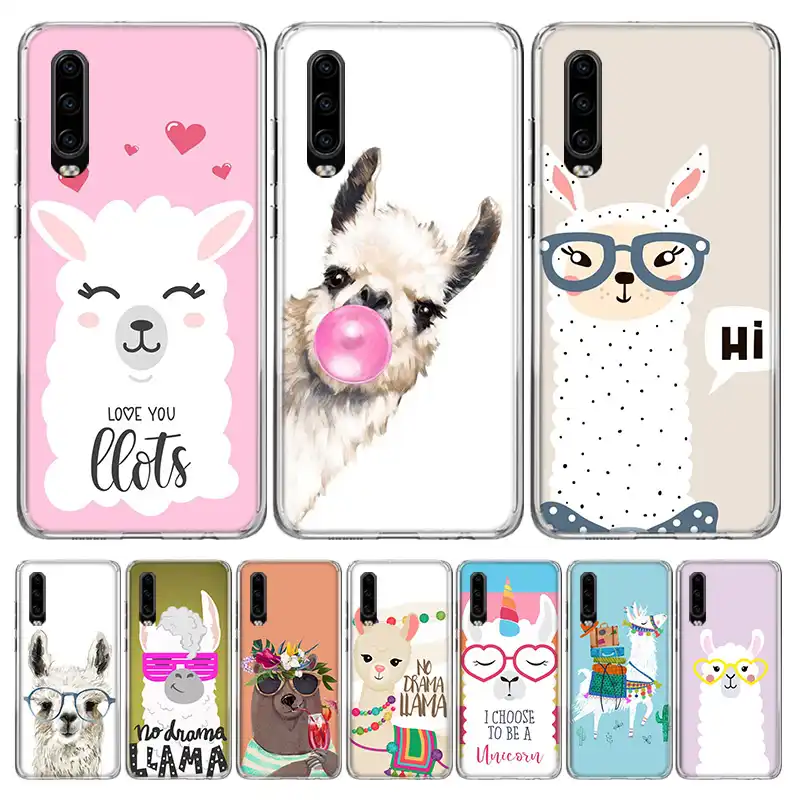 Lama Llama Alpacas Phone Case For Huawei P40 P30 P20 Mate 30 20 10 Pro P10 Lite P Smart Z 2019 Gift Coque Cover Capa Phone Case Covers Aliexpress