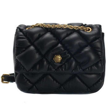 

Elegant Female Plaid Crossbody bag 2019 Fashion New Quality Leather Women's Designer Handbag Lock Chain Shoulder Messenger Bag