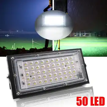

220V 50W 1/2/4 Pcs Led Flood Light Waterproof IP65 Outdoor Spotlight Reflector Projector Street FloodLight Lighting Wall Lamp