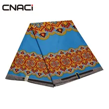 CNACI продвижение Африканский настоящий воск принты ткань Анкара полиэстер набивная африканская ткань Tissu воск Анкара ткань для леди