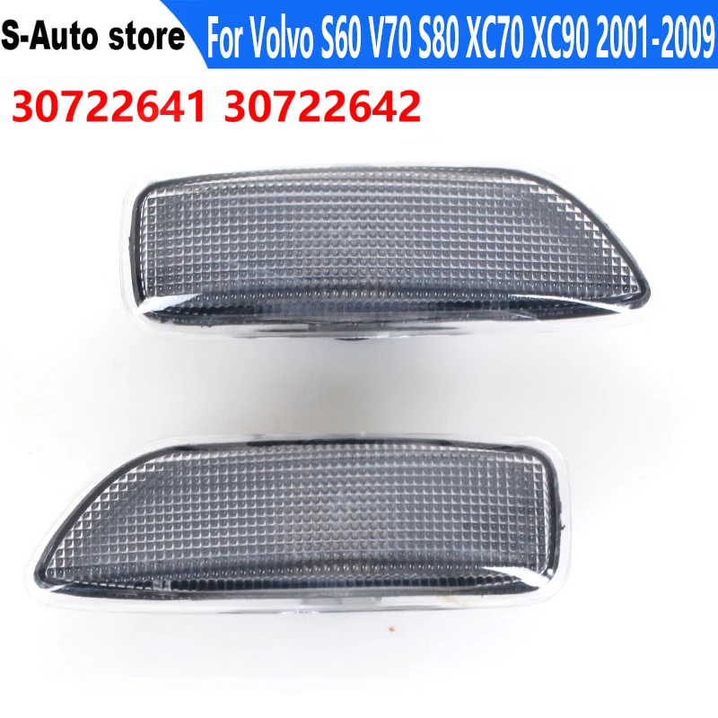 Car Turn signal light For Volvo S60 V70 S80 XC70 XC90 20012009 for Front Side Marker Light Lamp