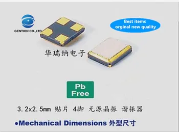 

10pcs 100% orginal new 3225 passive SMD crystal oscillator 10PF 10ppm 24M 24MHZ 24.000MHZ imported original
