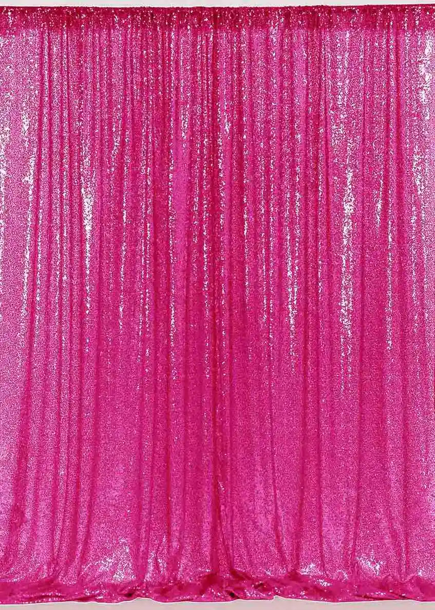 Shinybeauty ярко-розовый фон с пайетками занавес фуксия фотобудка фон Свадебный Decoration-M190726