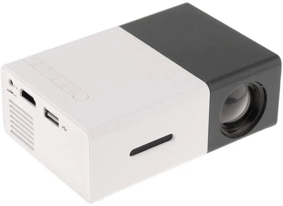 

Mini YG300 Video Projector Portable Full Color LED LCD Video Projector for Children Present, Video TV Movie, Party Game, Outdoor