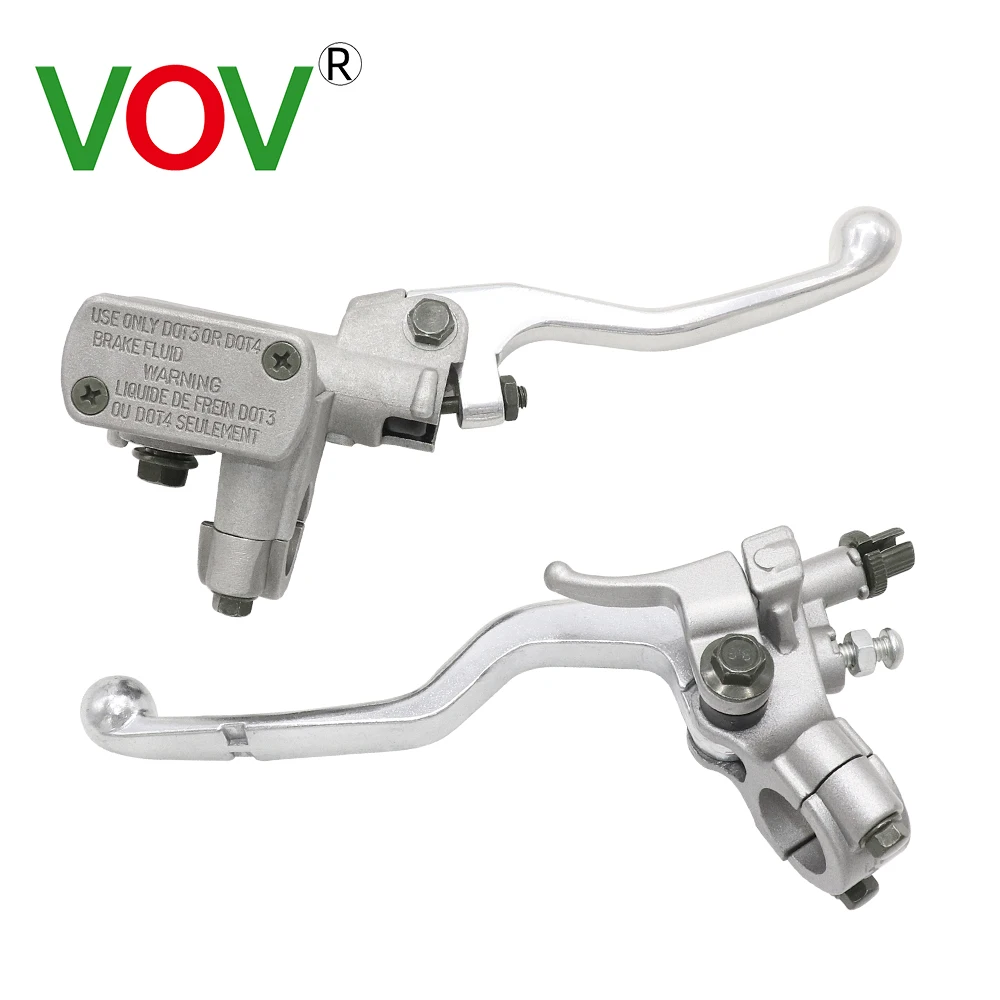 Motorcycle Hydraulic Brake And Aluminum Clutch Handle Lever For Honda CR 125R 250R 500R CRF 150 250 450 2002-2012