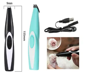 

USB Rechargeable Dog Cat Nail Hair Trimmer Grinder Pet Grooming Tool Electrical Shearing Cutter Dog Haircut Paw Shaver Clipper