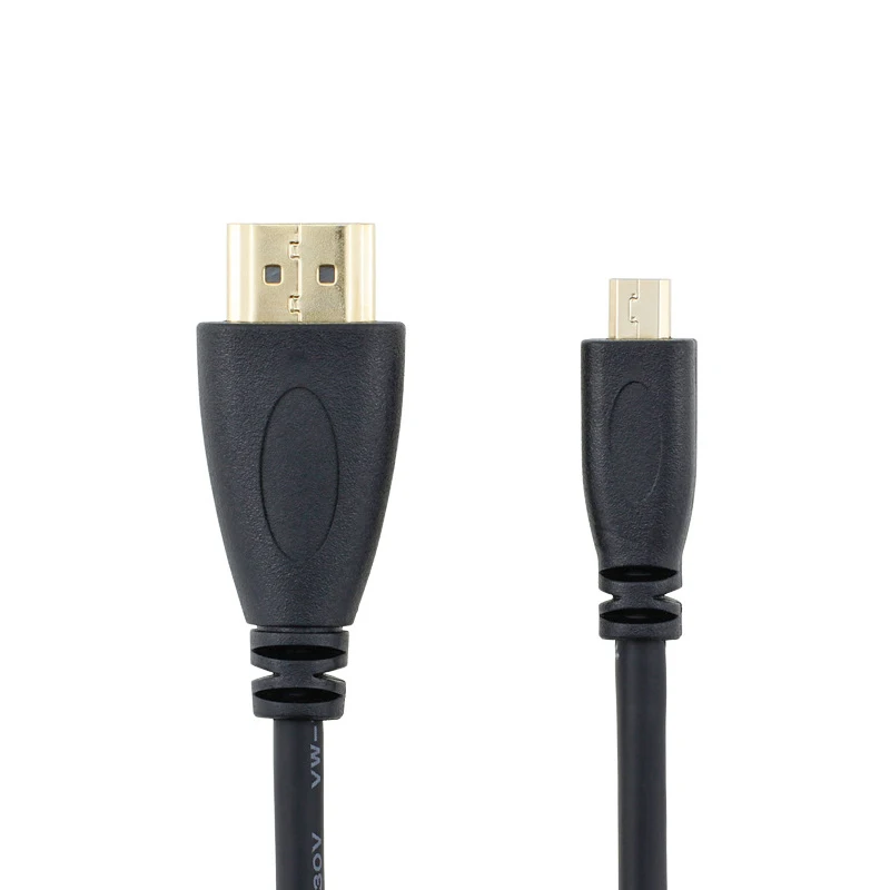 Micro HDMI к HDMI папа-папа адаптер конвертер кабель 1080P Full HD V1.4 Micro HDMI(тип D) к HDMI(тип A) кабель