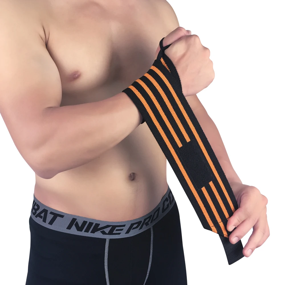1 пара Регулируемый браслет эластичные бинты для запястья повязки для тяжелой атлетики Powerlifting дышащие нарукавные повязки баскетбольная езда