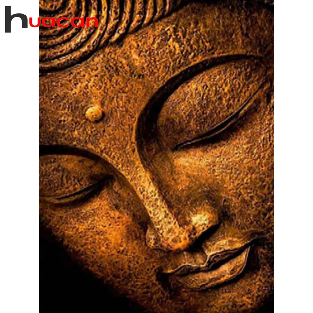 

Huacan Diamond Painting Full Drill Square Buddha Religion Embroidery Sale Diamond Mosaic Picture Rhinestone Home Decor Drop Ship