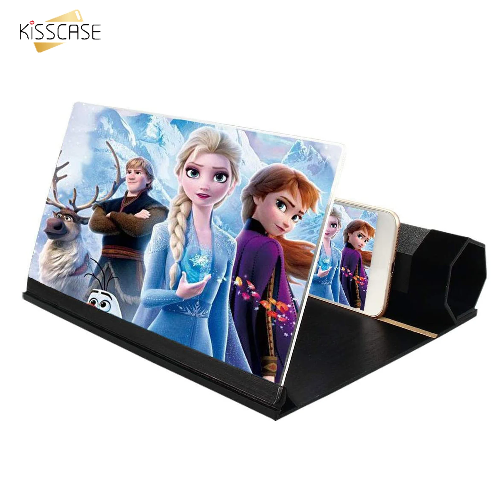 Держатель для телефона KISSCASE 3D увеличитель экрана видео Samsung iPhone складной