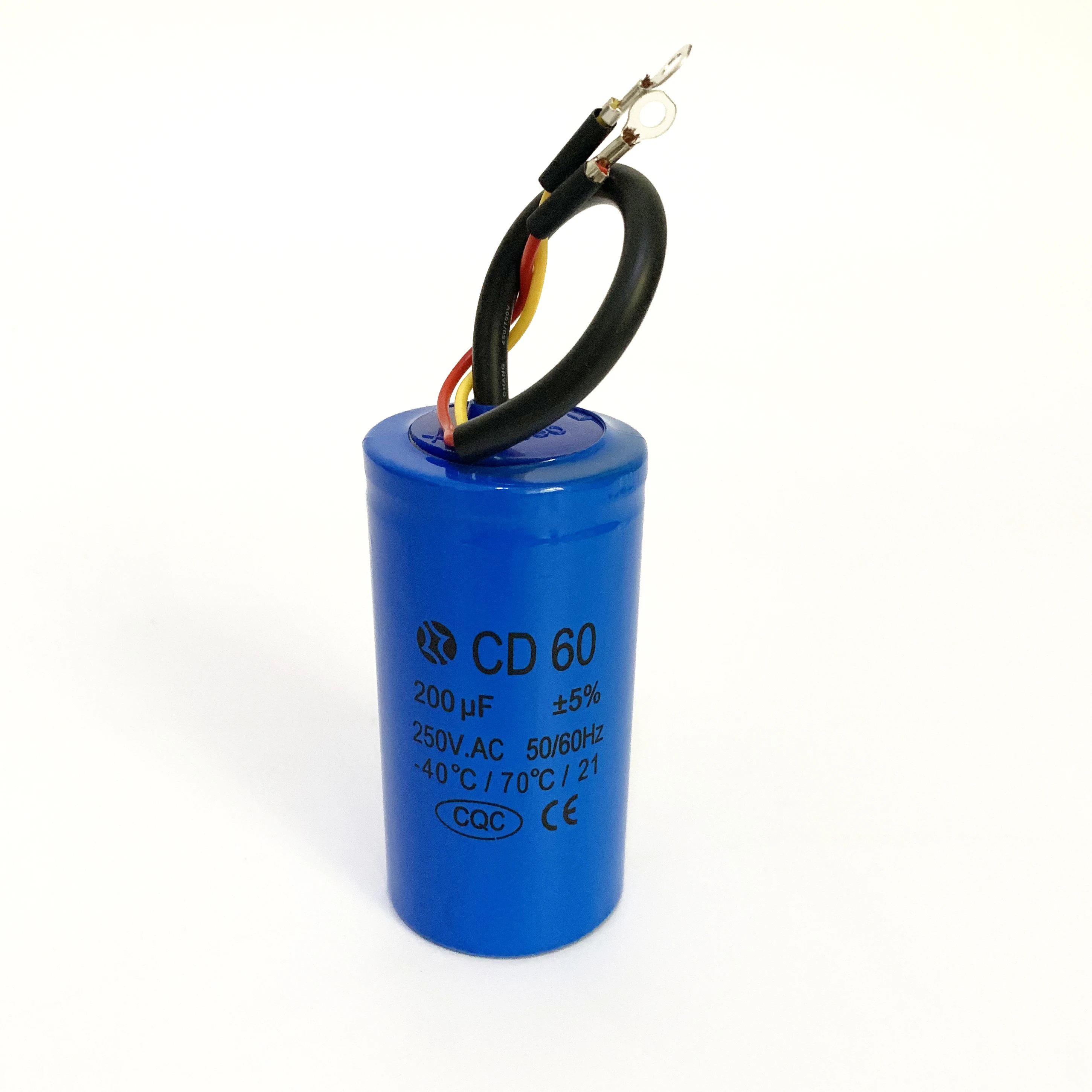 Глазурный конденсатор CD60 200 мкФ 250V.AC 50/60 Гц 40/70 температура/21|capacitor cd60|capacitor 200ufcapacitor