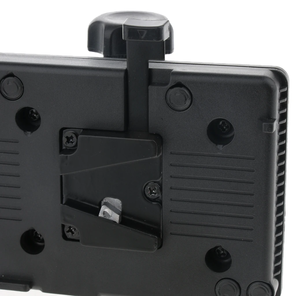 External Battery Back Pack Plate Adapter with D-Tap and Clamp for Sony V Mount V-Lock Battery Video Camera / Camcoder (Black)