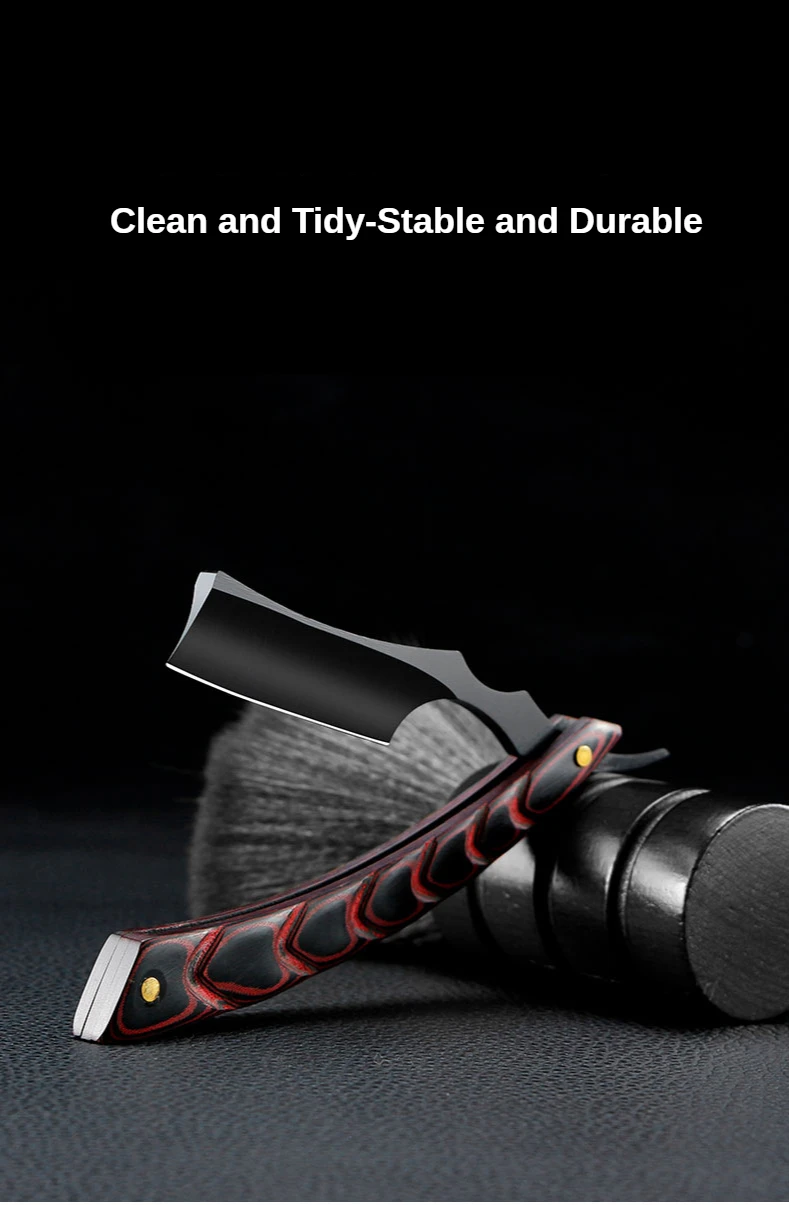 Retro Manual Shaving Razor Straight Thin Edge Sharp Folding Knife Barber Shaver Gift For Man G1231